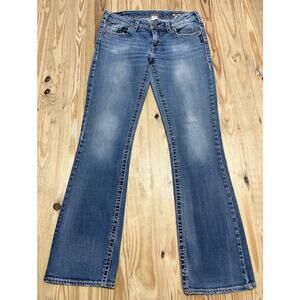 Silver Aiko Bootcut Jeans Womens 31x33 Low Mid Wash Western